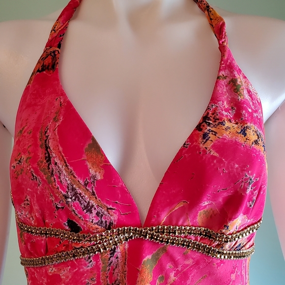 ABS Halter Dress - Picture 3 of 4